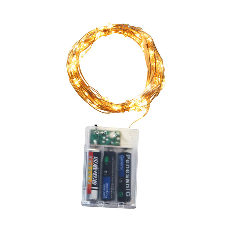 Small colored lights, usb copper wire lights, flashing lights, string lights, led copper wire lights, string battery boxes, AA long-lit star lights, decorative light strips Item Picture
