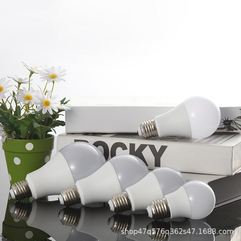 led bulb constant current white light bulb lamp E27 large screw socket household high-brightness plastic-coated aluminum energy-saving lamp ultra-bright foot tile lamp Application Scenario