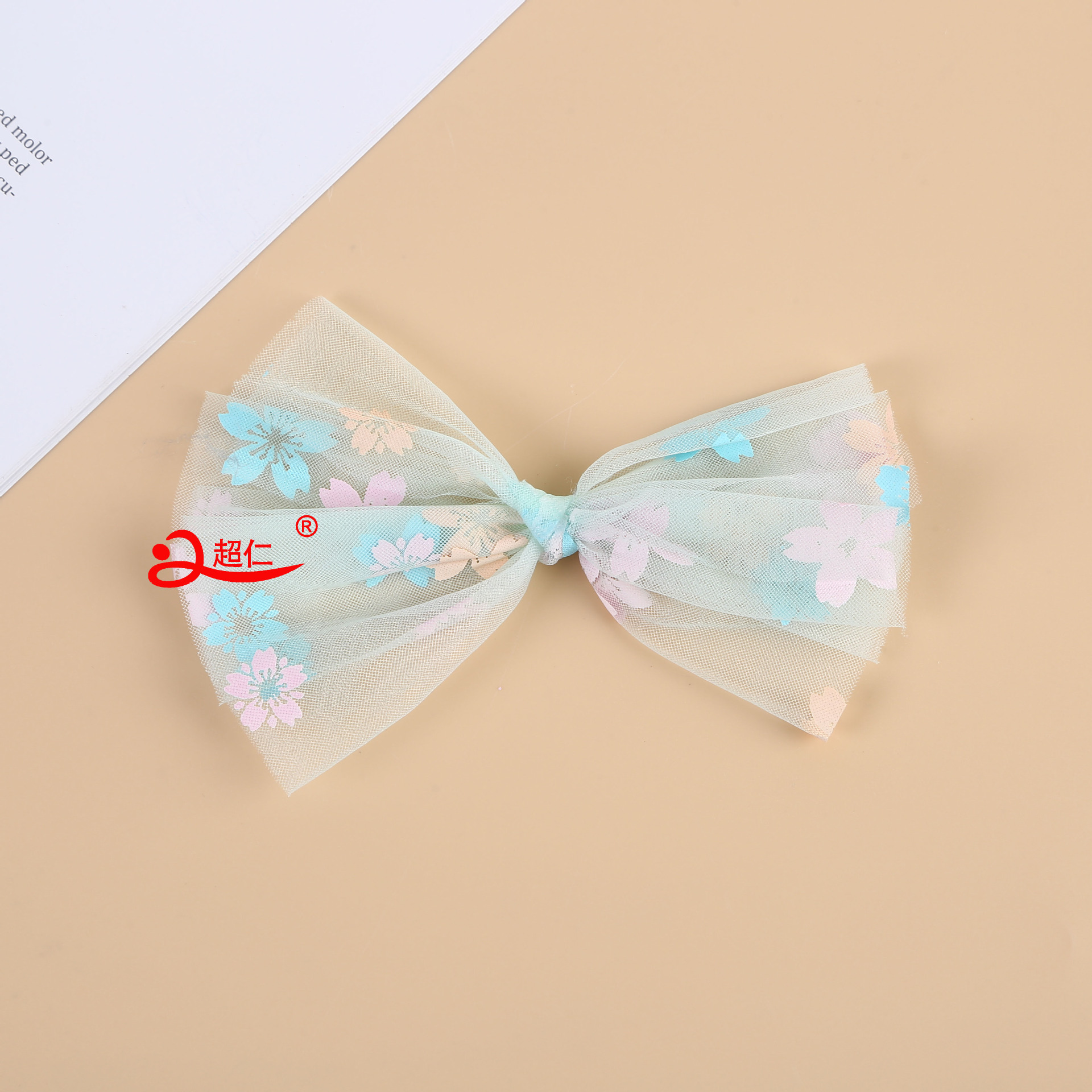 Hand-Made Bows Japan And South Korea Style Hair Accessories Gift Clothing Accessories New Mesh Parquet Color Bows Can Be Produced Application Scenario