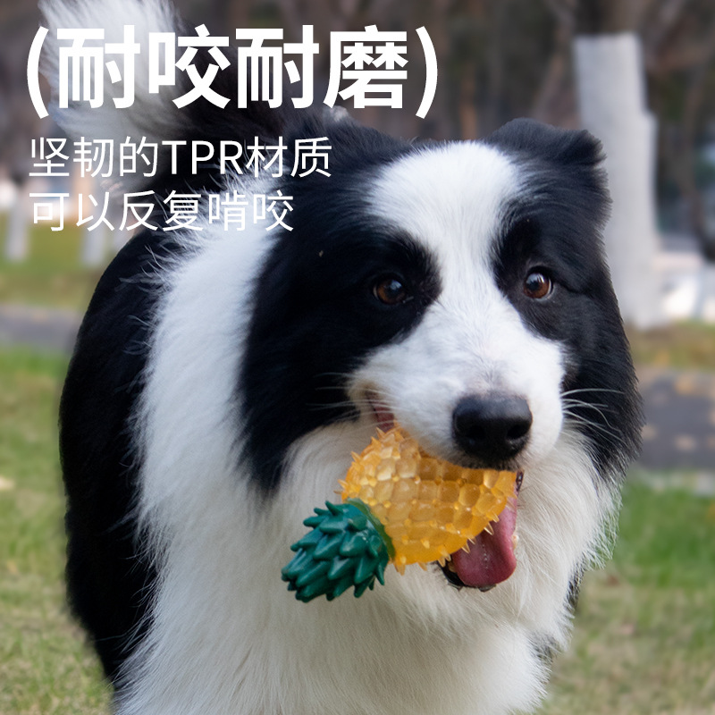 Pet frozen fruit series: Non-toxic and environmentally friendly dog teeth grinding and cleaning water, chilled lemon, cool and sound-making toys Specification image