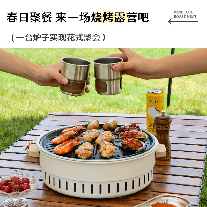 烧烤炉/烧烤机/推车式烧烤架/户外/电烤鱼炉细节图