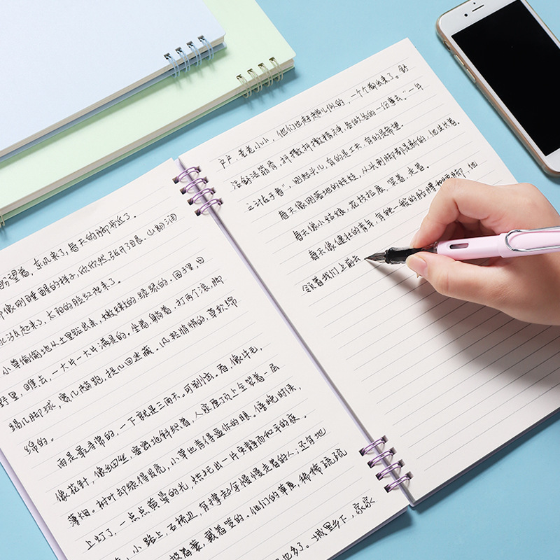 线圈笔记本本细节图