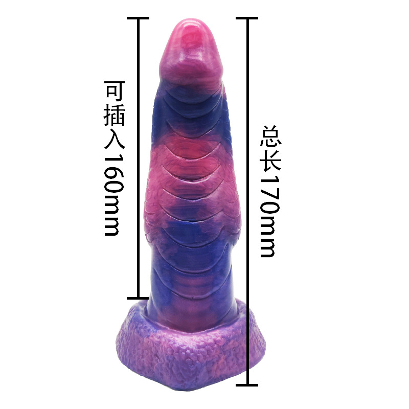 新款企鹅异形女用自慰器超大肛塞硅胶塞另类情趣用品