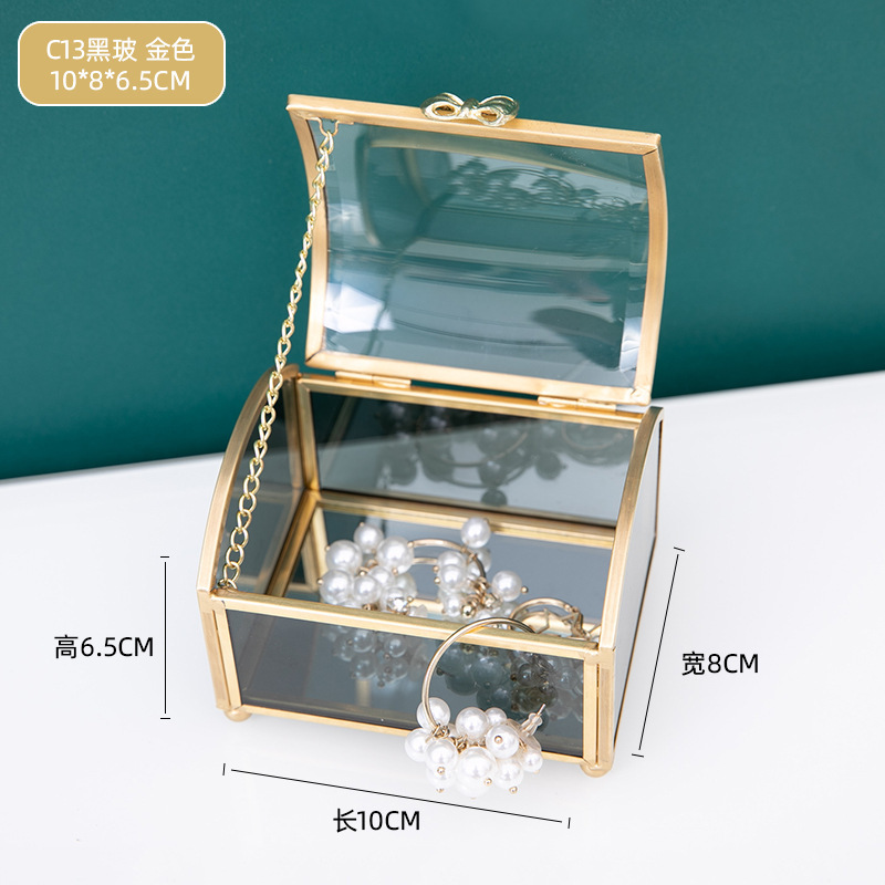 Glass jewelry box and accessory storage box Application Scenario