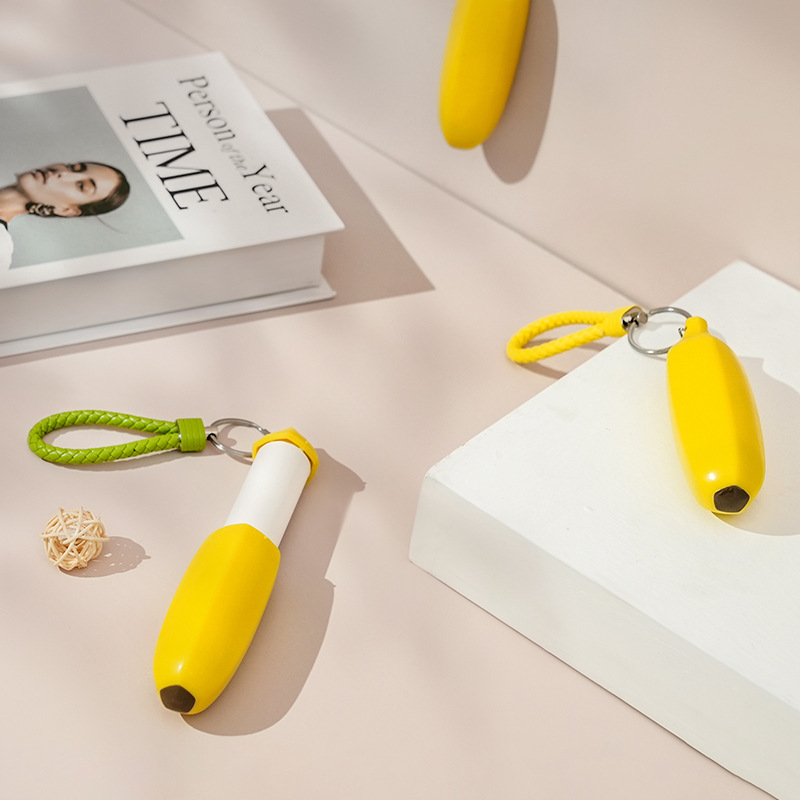 Banana portable lint remover for household pets Mini portable clothes lint roller removable full figure