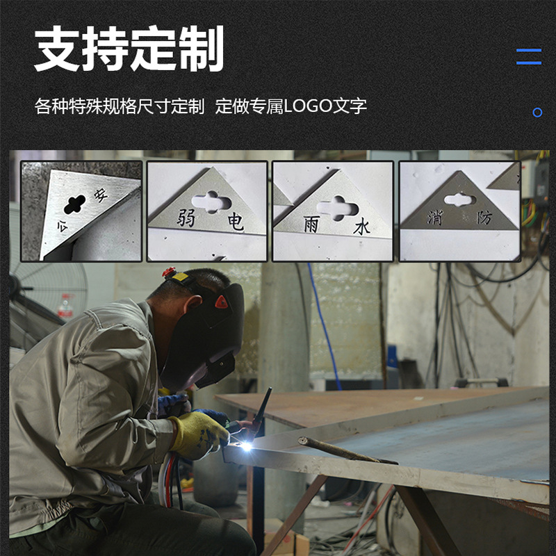 Factory direct delivery of 304 stainless steel manhole covers for municipal communication projects and invisible rainwater manhole covers Application Scenario