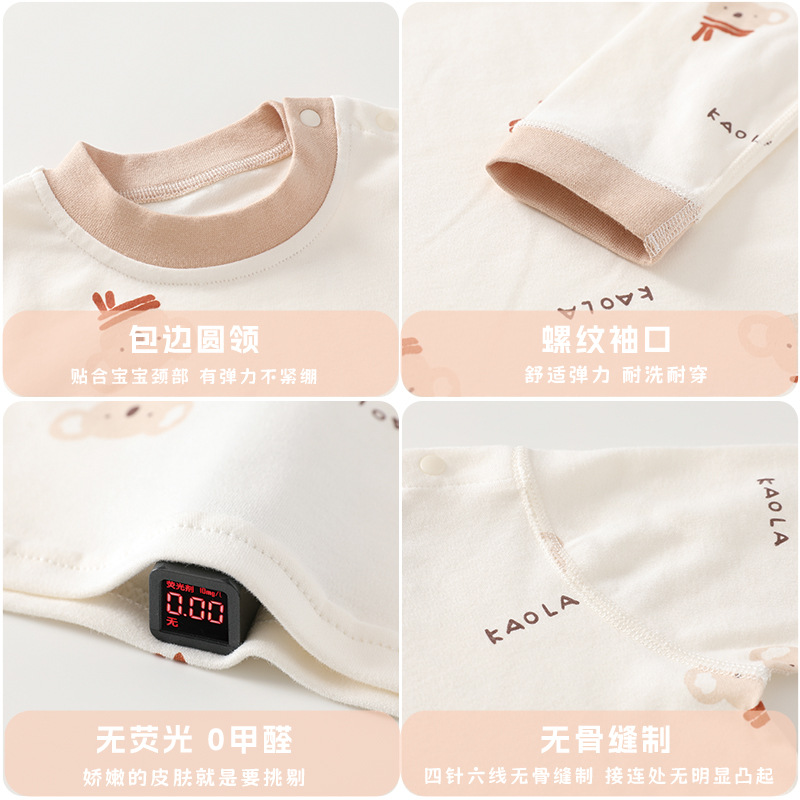 儿童家居服/家居服儿童春夏韩版/内衣儿童/哈衣婴儿宽松细节图