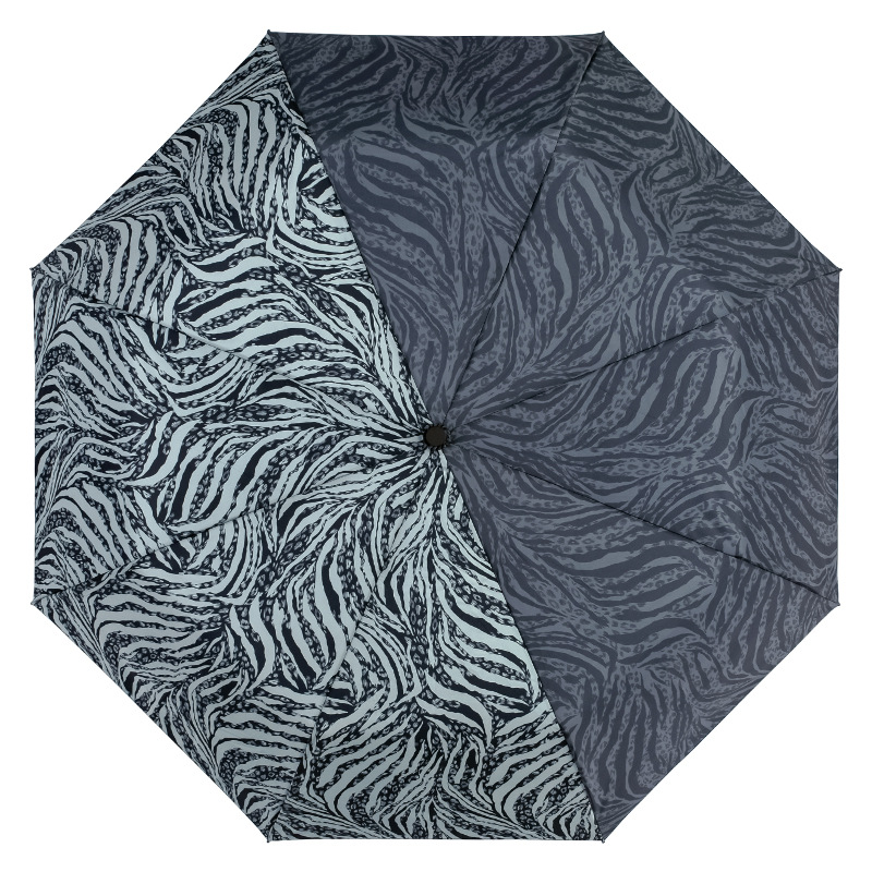 REAL STAR three-fold hand-opening umbrella with rainbow pattern light luxury umbrella, a multi-color umbrella brand alternative Item Picture