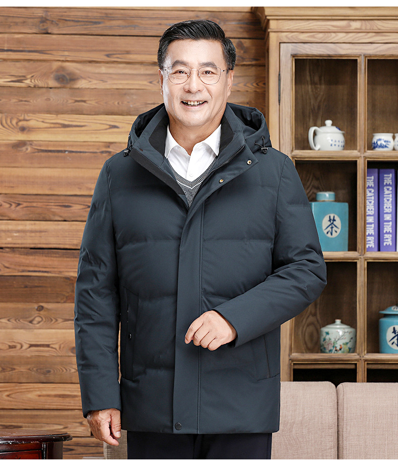 中老年羽绒服男中长款爸爸装加厚冬款父亲爷爷装大码短款保暖外套详情16