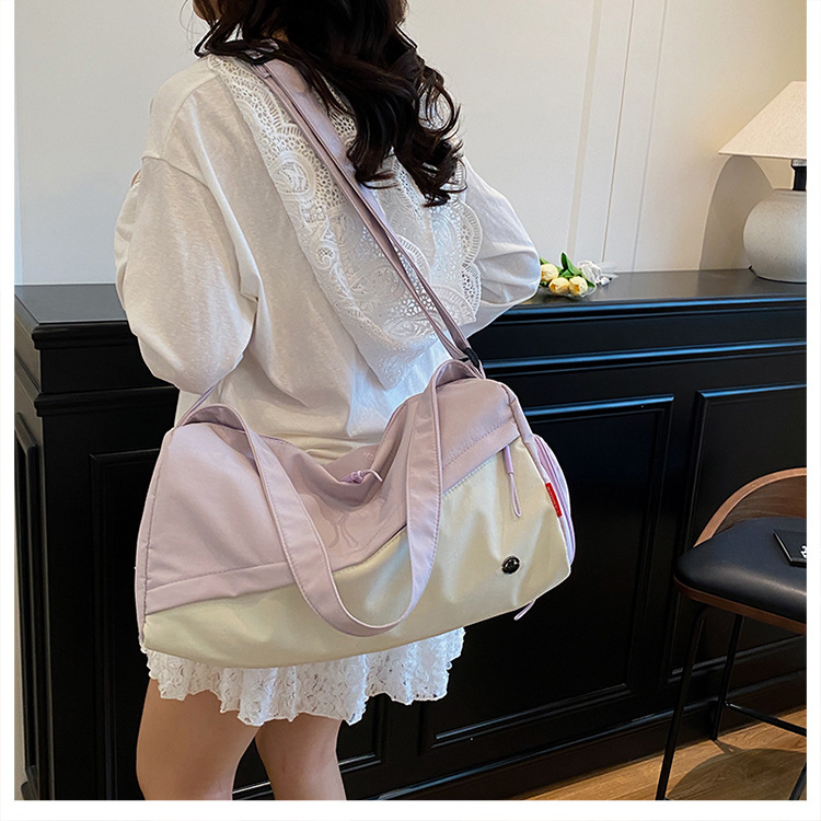 跨境韩版包包女2025新款防水尼龙包时尚新月包百搭轻便斜跨包详情27