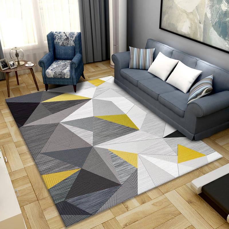 Nordic abstract and simple carpet floor MATS, entrance MATS for living rooms, bedrooms, bathrooms, kitchens and dining rooms, home geometric carpets