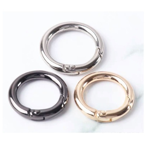 Metal Ring Spring Buckle Ring Buckle Circle Buckle Key Ring Open Ring Bag Buckle Bag Accessories Hardware Hook Buckle details Picture