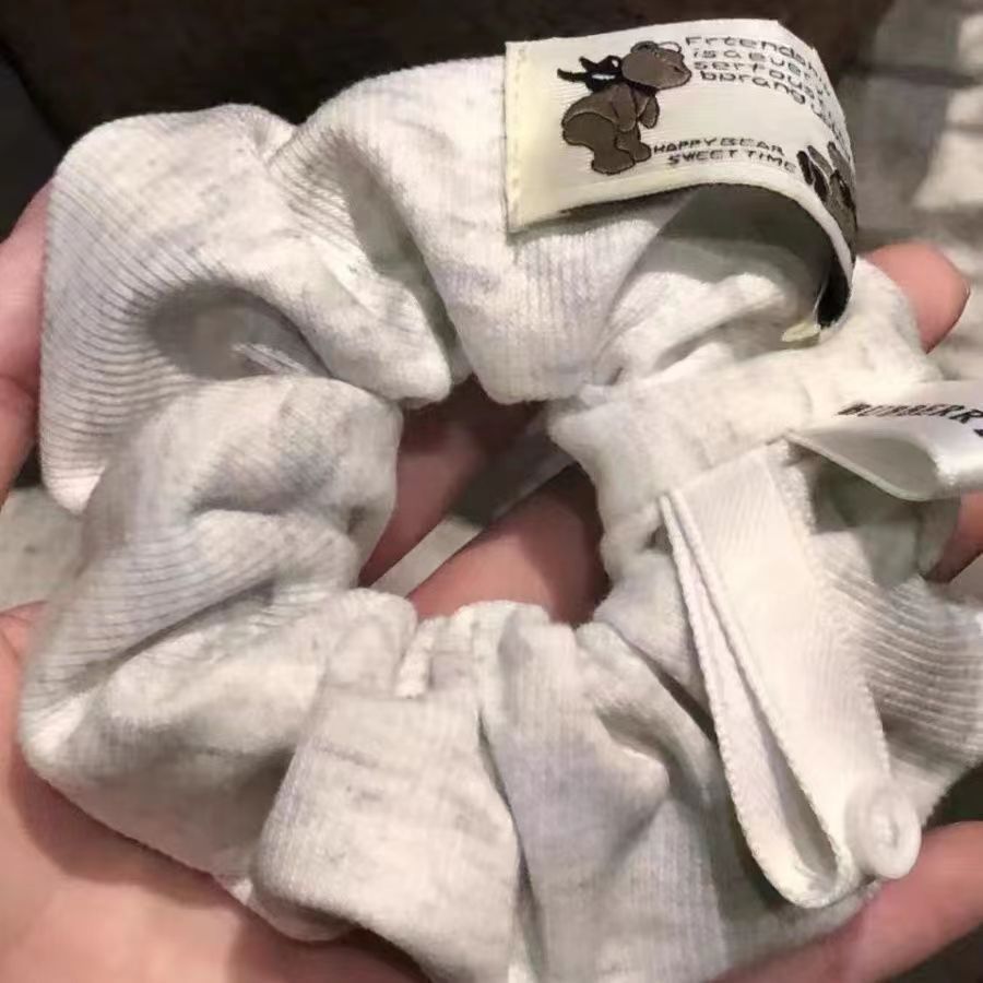 Ins Style High Appearance Level British Preppy Blue Check Scrunchie Western French Vintage Lace Escherichs Specification drawing