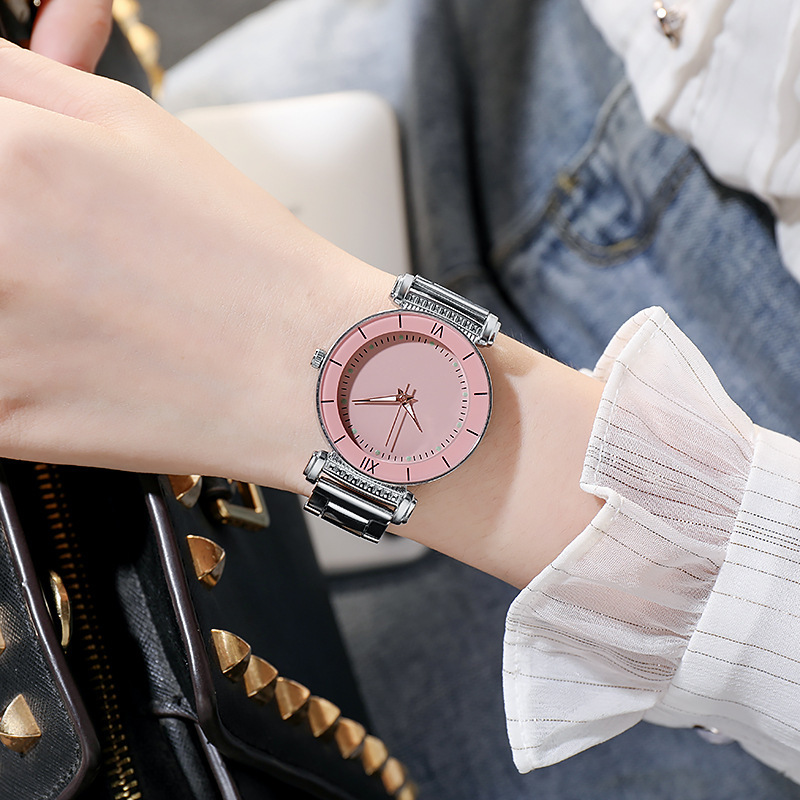 ebay wish Amazon cross-border new women's watches, women's steel band quartz watches, luminous women's watches wholesale details Picture