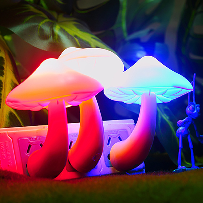 Light-controlled mushroom night light Application Scenario