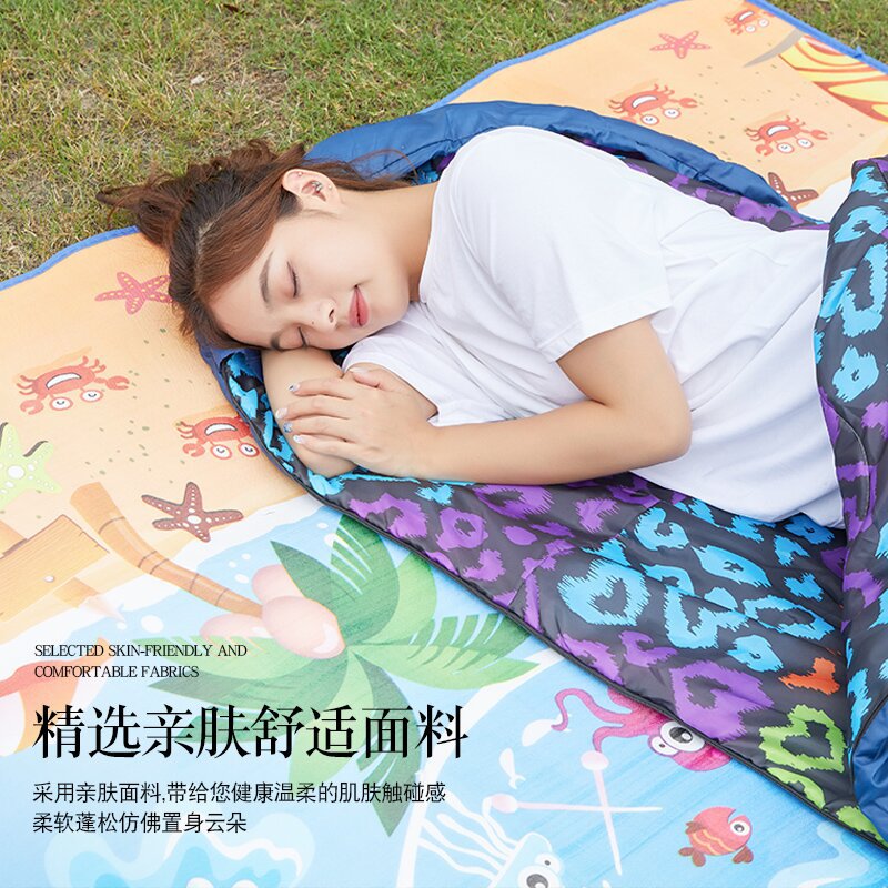 信封带帽睡袋/单人睡袋产品图