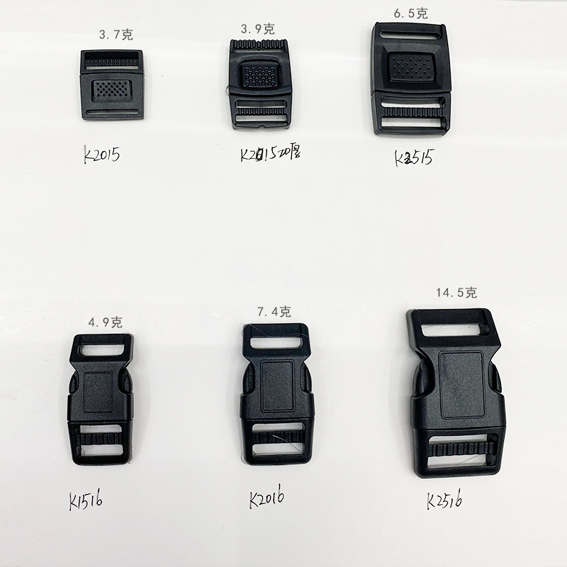 Manufacturers Spot Backpack Belt Adjustment Buckle Day Word Buckle Bag Day Plastic Three-Speed Buckle Can Be Colored details Picture