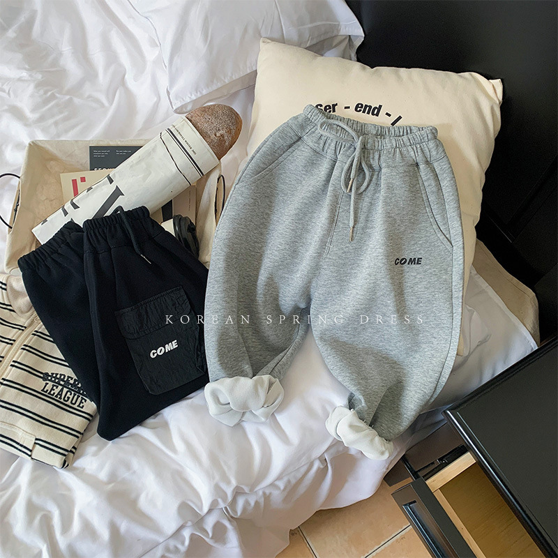 男童裤子春秋款2023春季新品韩版儿童洋气卫裤宝宝休闲运动裤批发