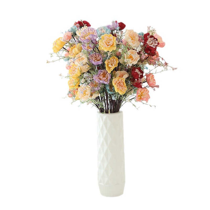 Artificial flower, foam, pink butterfly flower, hotel and home decoration display flower, artificial flower, artificial rhododendron manufacturer wholesale Item Picture