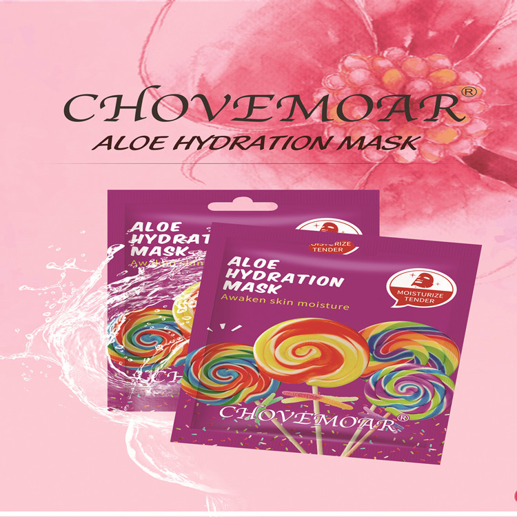 CHOVEMOAR Hydrating Mask Aloe Vera Moisturizing and Nourishing Skin Patch Mask Wholesale Cross-border details Picture
