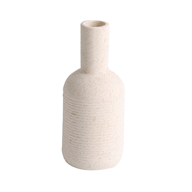 Nordic Home Morandi Ceramic Vase Light Luxury Decoration Living Room Decoration Tv Cabinet Senior Ins Wind Flower Insert Item Picture