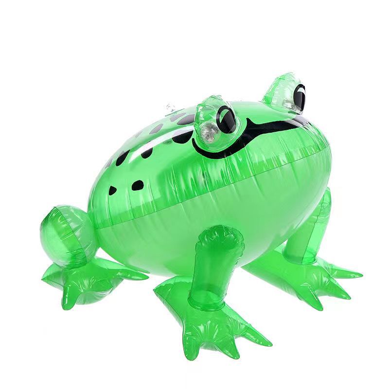 网红青蛙弹跳发光充气青蛙现货儿童玩具气球批发地摊青蛙崽青蛙儿详情图5