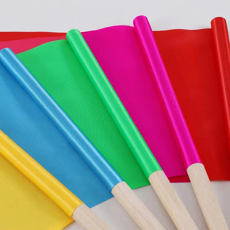Children's Kindergarten Morning Exercise Prop Dance Red Flag Crossing The Road Small Flag Activity Hand Command Flag details Picture