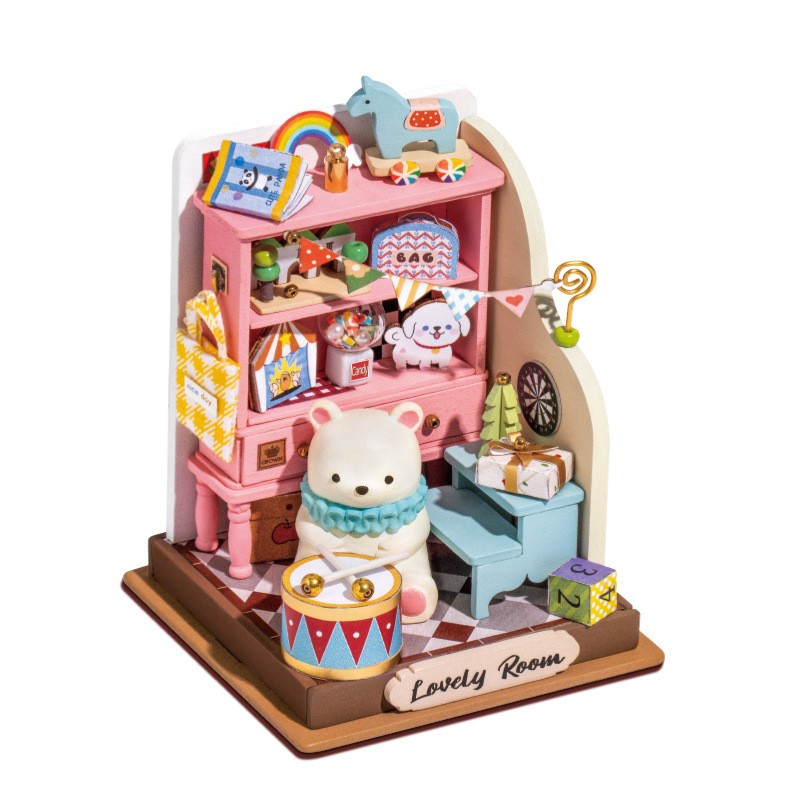 若来diy小/创意食玩模型白底实物图