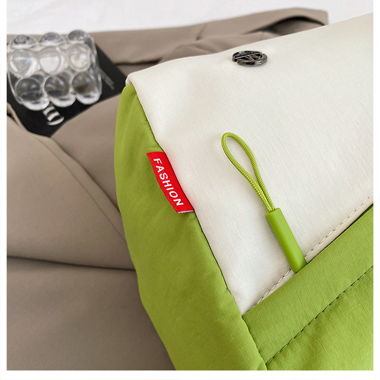 跨境韩版包包女2025新款防水尼龙包时尚新月包百搭轻便斜跨包详情16