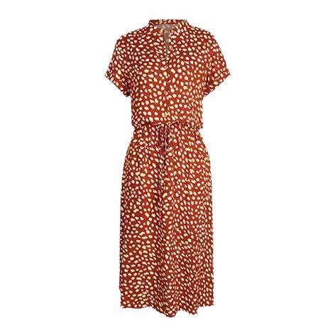 A best-selling short-sleeved mid-length polka dot printed women's dress on Amazon for the summer of 2020 Item Picture