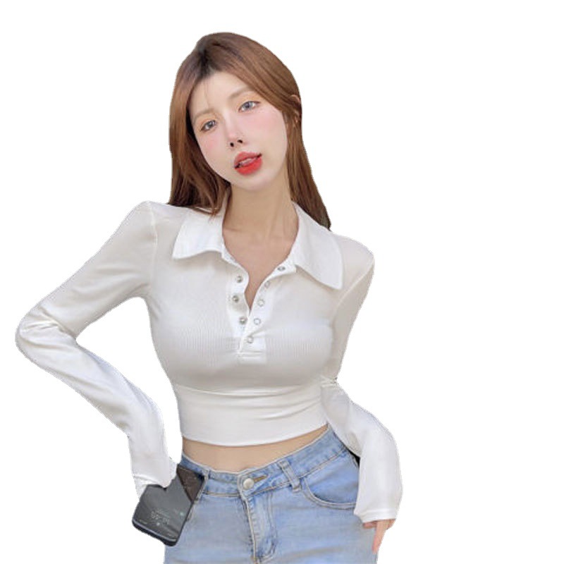 女装/衣服/尾货/内搭/女装女宽松韩版白底实物图