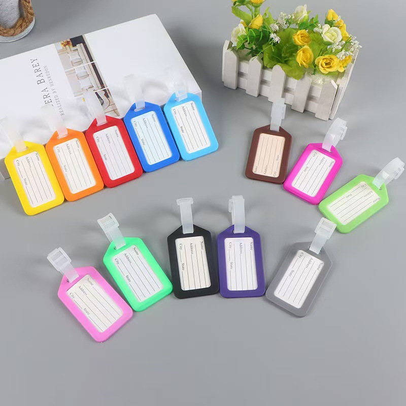 Travel consignment plastic luggage tags with waterproof film luggage tags, packaging reminder signs, kindergarten name tags Specification image