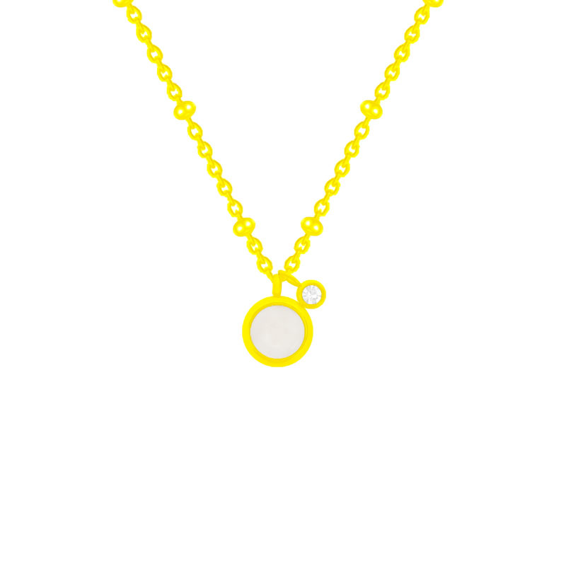 Exquisite Titanium Steel Necklace High-Grade Sense Light Luxury Niche Ins Style Pendant Choker Sweet Collarbone Chain Maillard Jewelry Item Picture