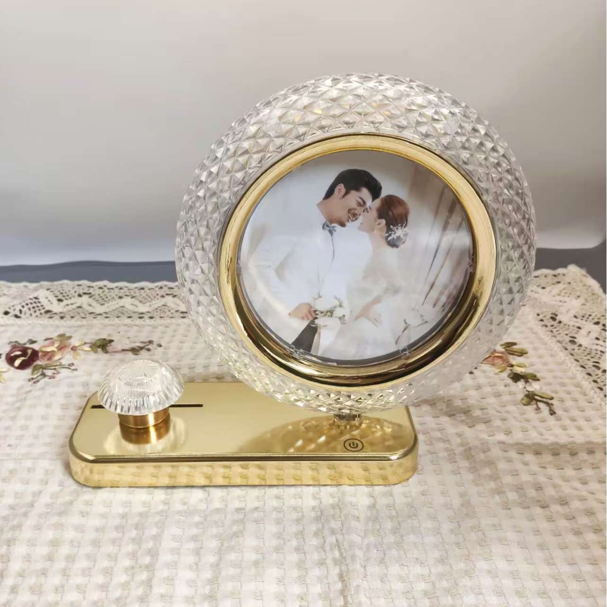 相框/水晶玻璃相框批发/创意照片摆台/画框/相框木质产品图