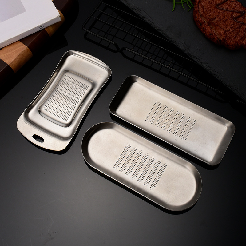 430 Stainless Steel Household Garlic Grinder Garlic Puree Ginger Grater Ginger Grinder Mustard Grinding Kitchen Gadgets Specification drawing