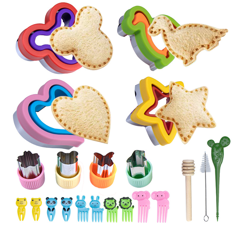 Stainless Steel Sandwich Cutting Sandwich Bread Pressing Die Toast Cutting Die Cake Cutting Die Flower Knife Baking Mold Wholesale details Picture