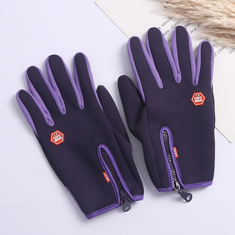 Winter Outdoor Waterproof Touch Screen Gloves Male Mountaineering Cycling Skiing Fleece Windproof Female Warm All Fingers Application Scenario
