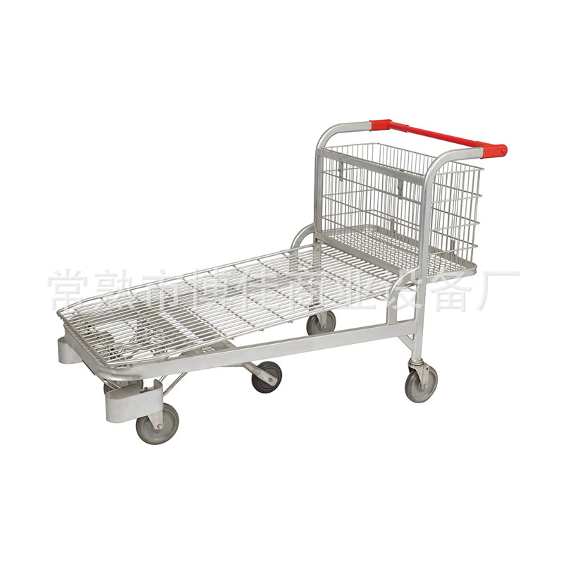 The five-wheel sorting truck for supermarket logistics has a load capacity of 500 kilograms and the fifth wheel is convenient for steering Item Picture