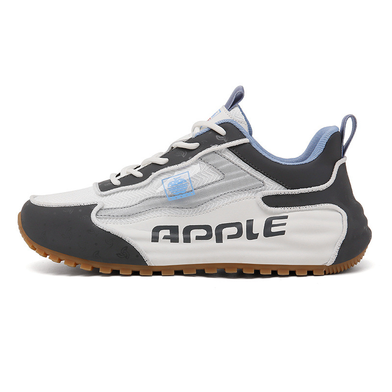 APPLE/ Apple high-end light luxury men's trendy shoes 2023 Autumn New style insole height-increasing fashion Casual sports shoes Item Picture
