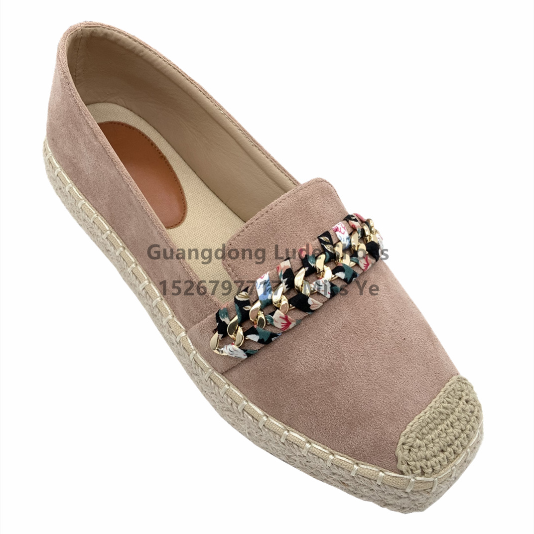 2022 New Women's Square Head Single Shoes Leisure All The Increase Single Shoes Guangzhou Women's Shoes Craft Shoes A Slip-On Lazy People details Picture