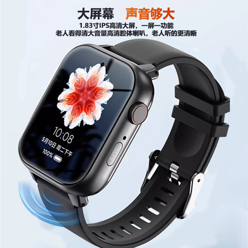 华强北电话手表5G全网通可插卡智能手表防水拍照心率血压定位手表