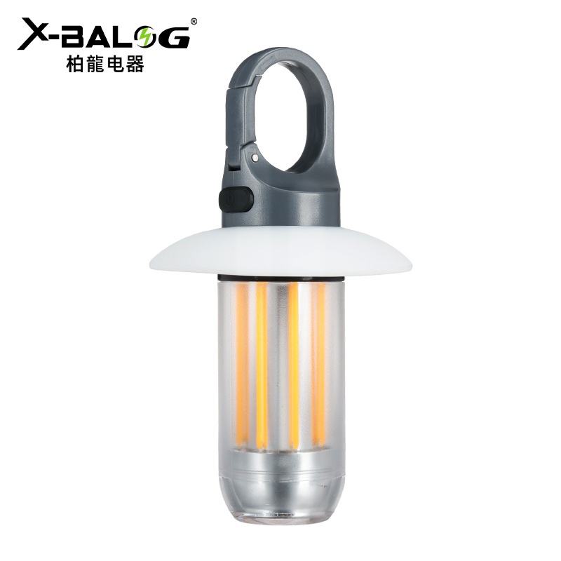 新款便携多功能露营灯 双光源二合一手电筒 户外氛围帐篷灯野营灯