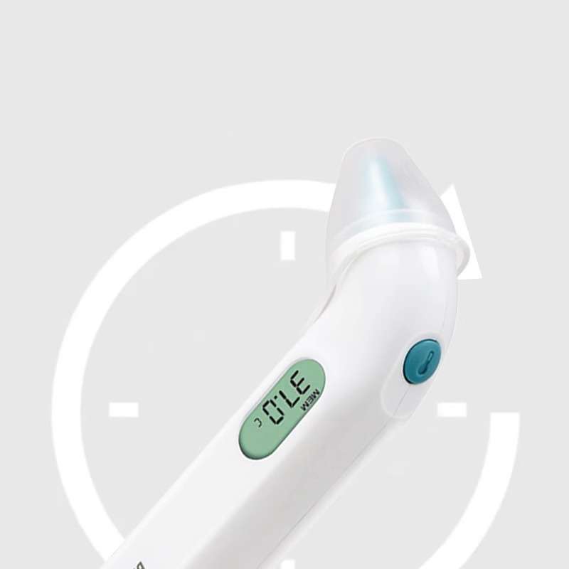 博朗耳温枪IRT3030电子体温计婴儿童宝宝耳温计红外温度计白底实物图