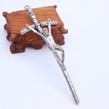 Cross-border source factory 14*5cm metal hemp pole cross pendant, office and household decorative items details Picture