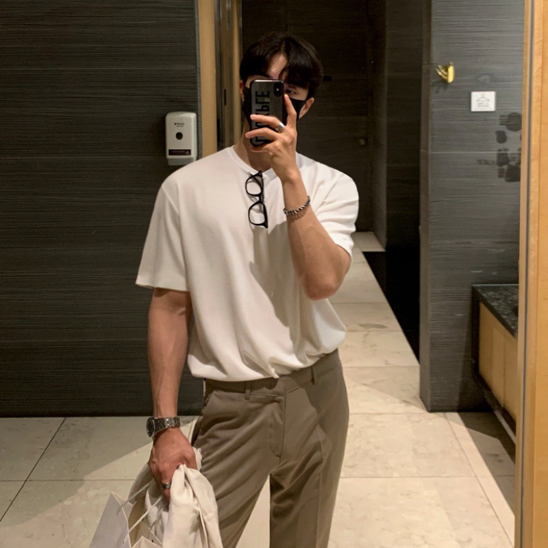 t恤男士短袖潮流/T恤/衣服男士短袖潮流/短袖/服装细节图