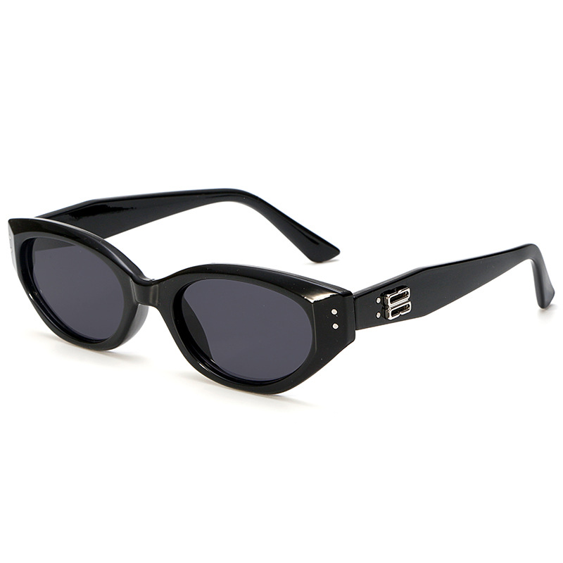 gm sunglasses wholesale UV protection, small face polarizing glasses, European and American internet-famous glasses, men's cat-eye sunglasses, women's high-end feel Item Picture