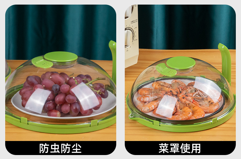 Microwave oven heating cover with upgraded water flow diversion, oil-splash-proof special cover, preservation cover, high-temperature resistant water heating cover pic 2