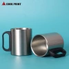 Heat transfer 300ml stainless steel coffee cup, portable cross-border stainless steel coffee cup, high appearance level portable coffee cup Item Picture