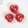7cm发泡海绵pu爱心压力球 献血站医疗康复红色桃心握力球印刷logo图