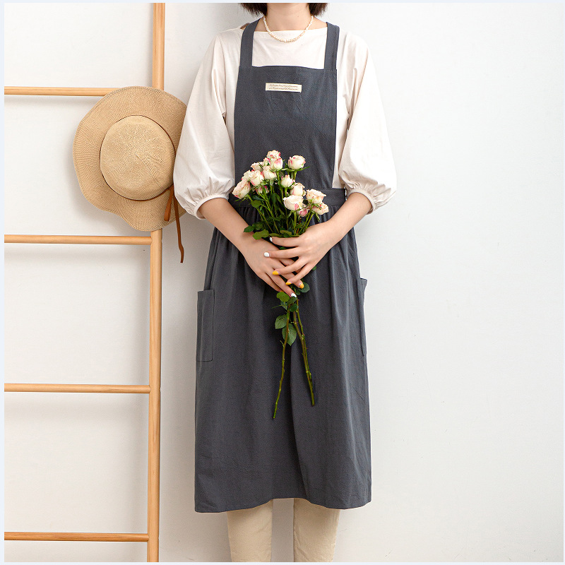 Nordic Quality Home Kitchen Coffee Shop Waistcoat Apron Factory Wholesale Specification drawing